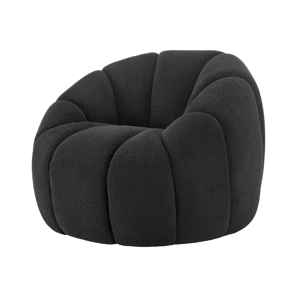 Callista Boucle Swivel Accent Chair