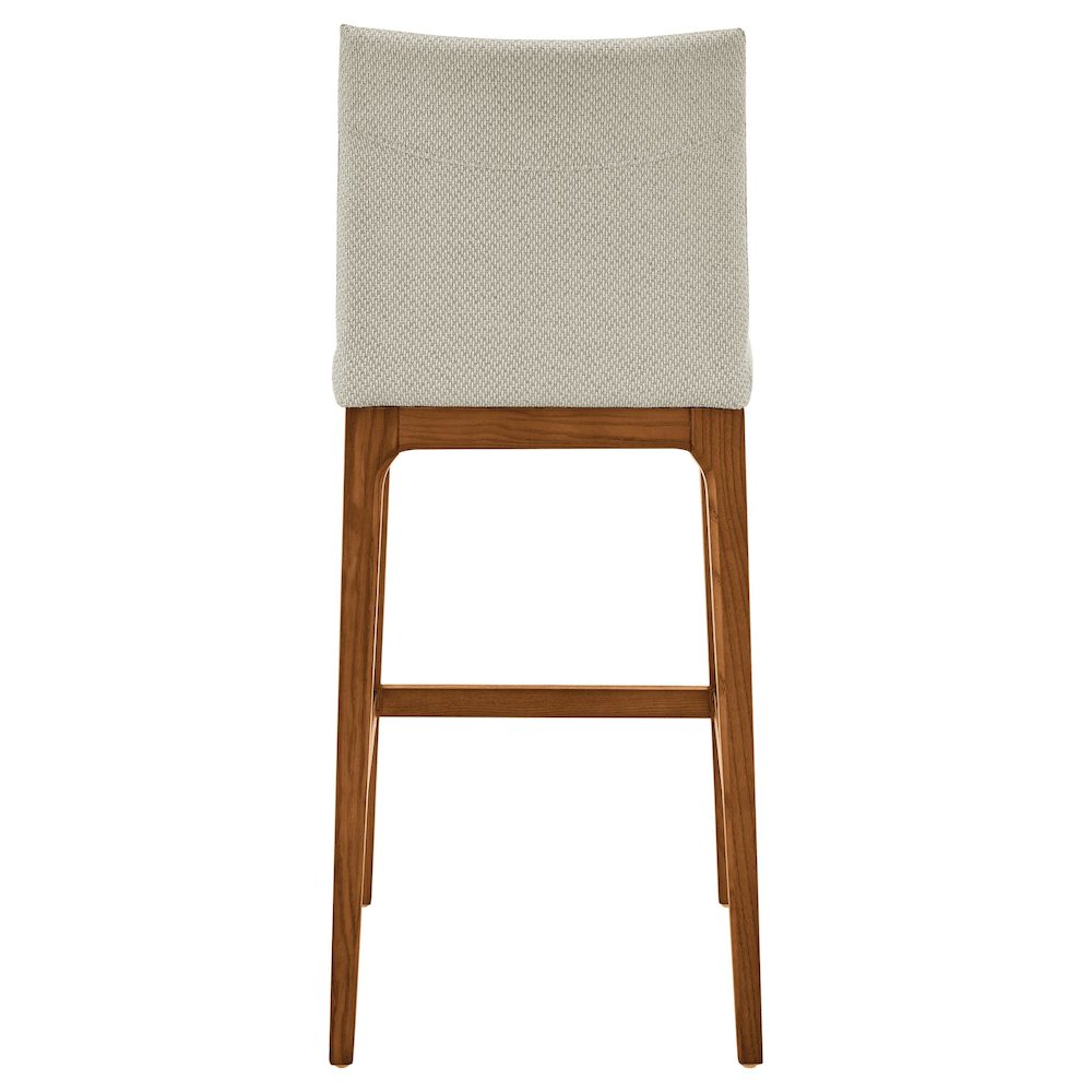 Devon Fabric Counter Stool Walnut Legs