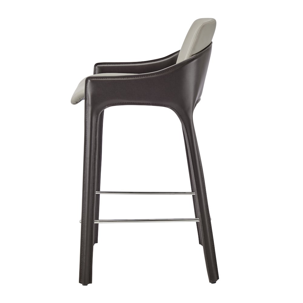 Stella Faux Leather Counter Stool