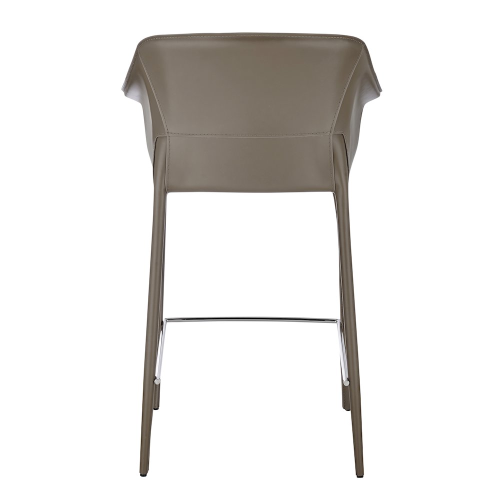 Callie Recycled Leather Counter Stool