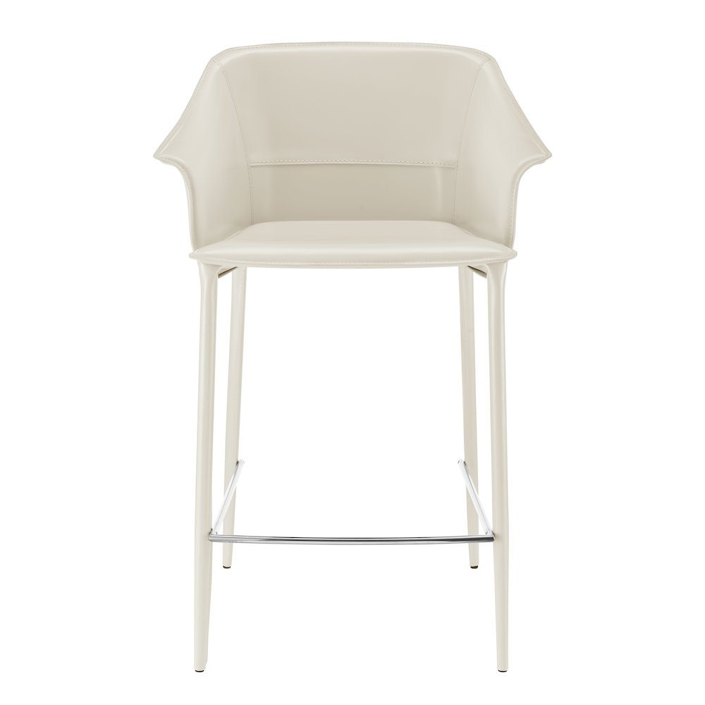 Callie Recycled Leather Counter Stool