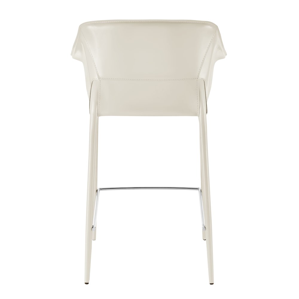 Callie Recycled Leather Counter Stool