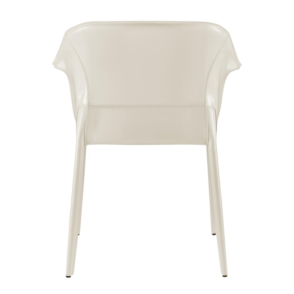 Callie Recycled Leather Dining Arm Chair
