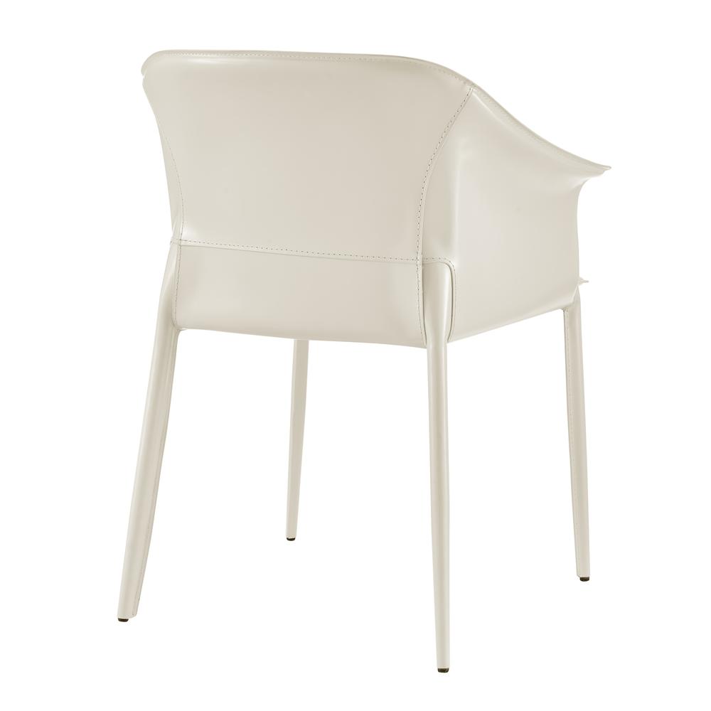 Callie Recycled Leather Dining Arm Chair