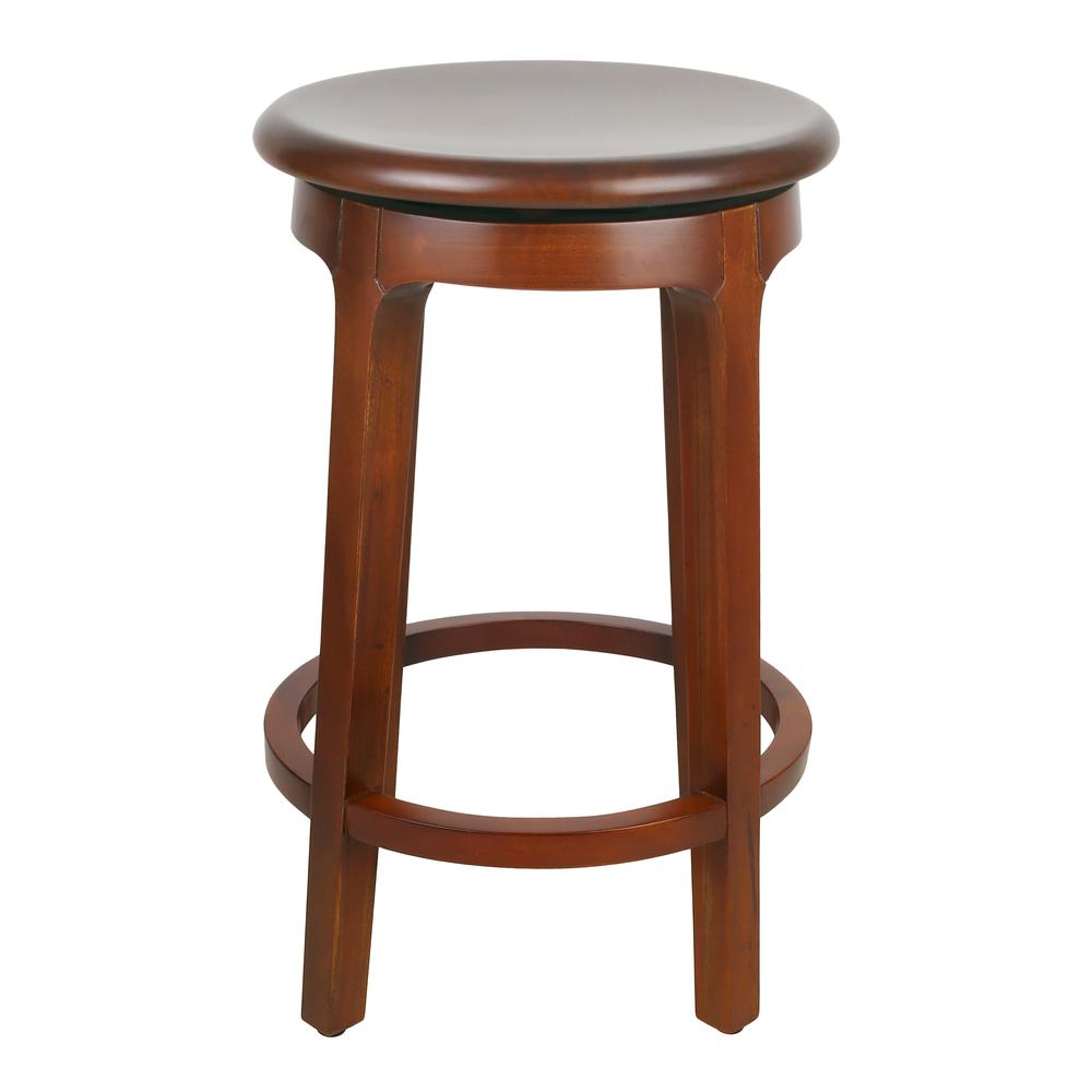Foxy Mahogany Swivel Counter Stool