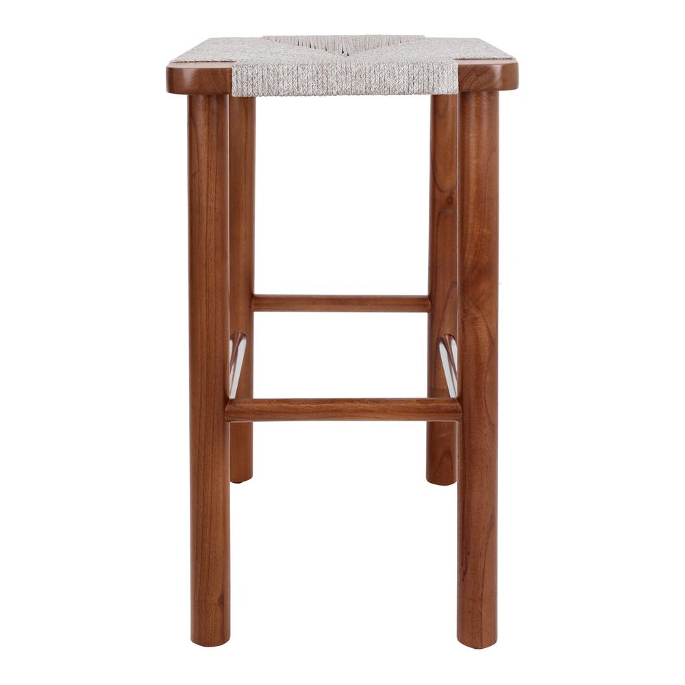 Elio Wood Counter Stool w/ Rope