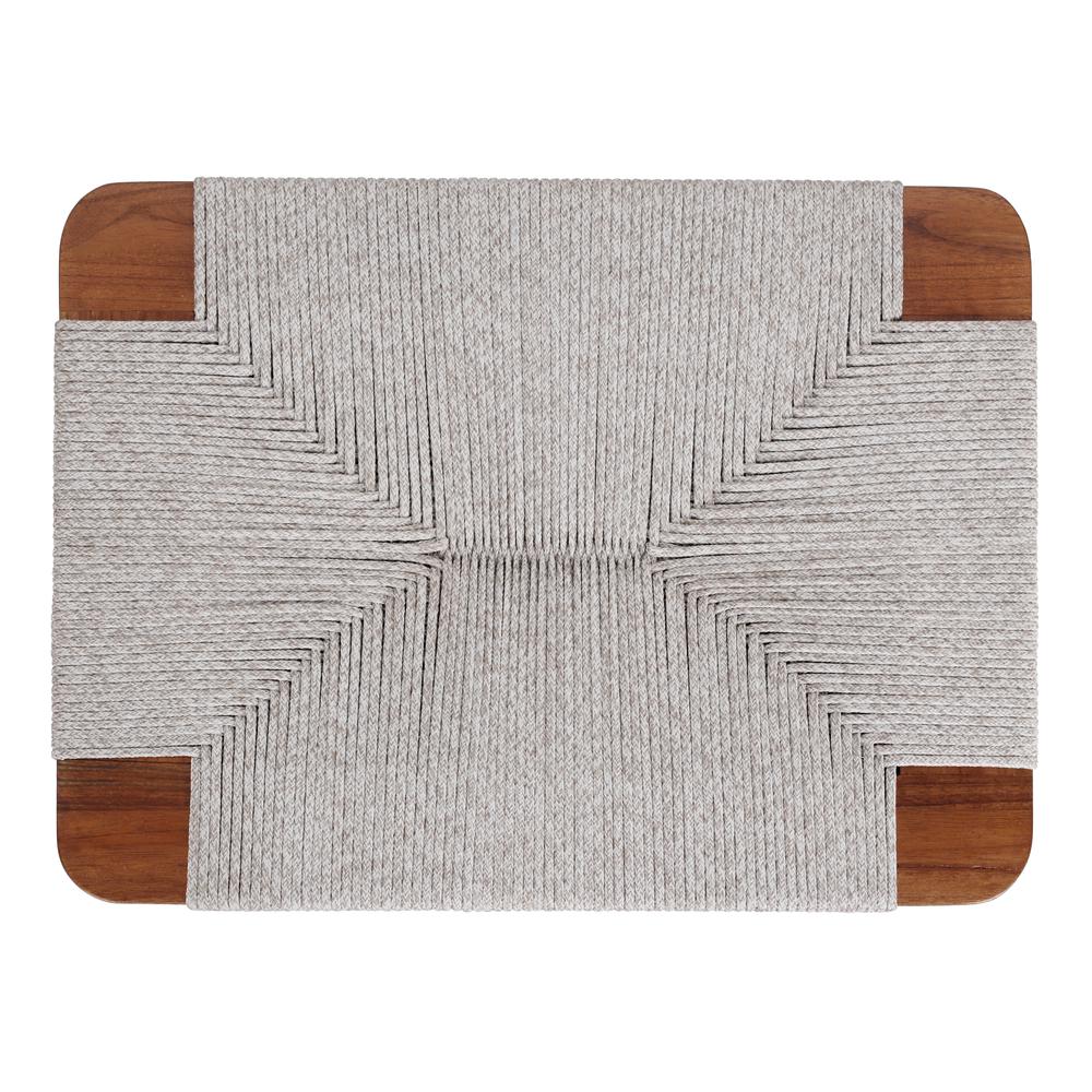 Elio Wood Counter Stool w/ Rope