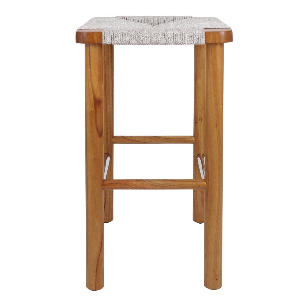 Elio Wood Counter Stool w/ Rope