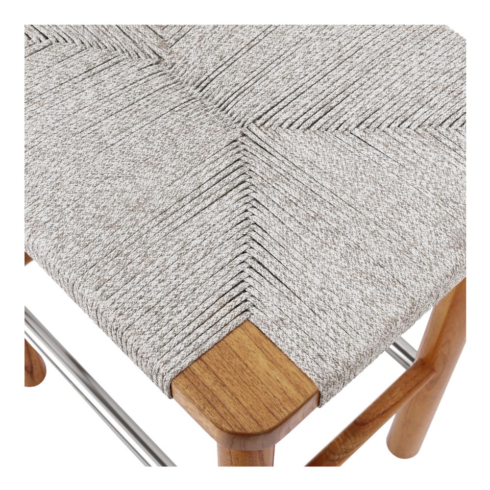 Elio Wood Counter Stool w/ Rope