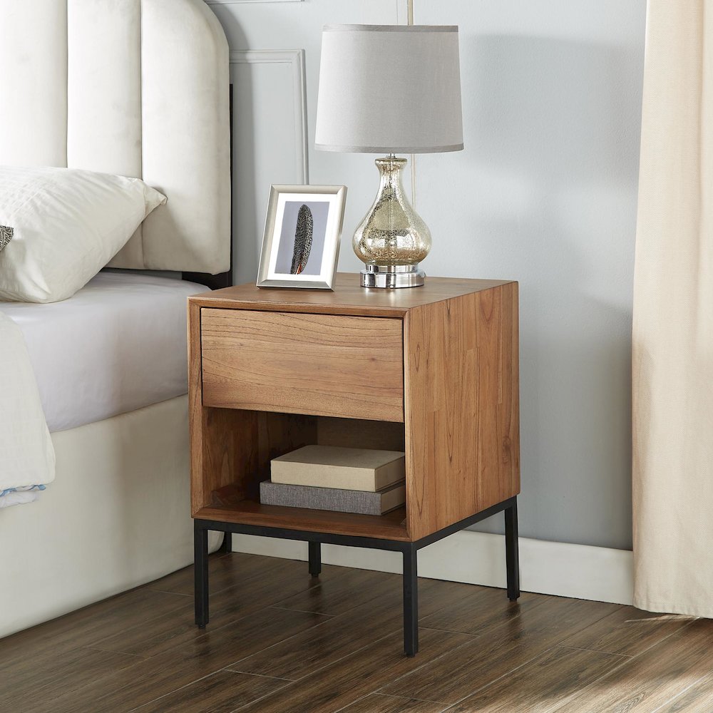 Hathaway 1-Drawer Nightstand