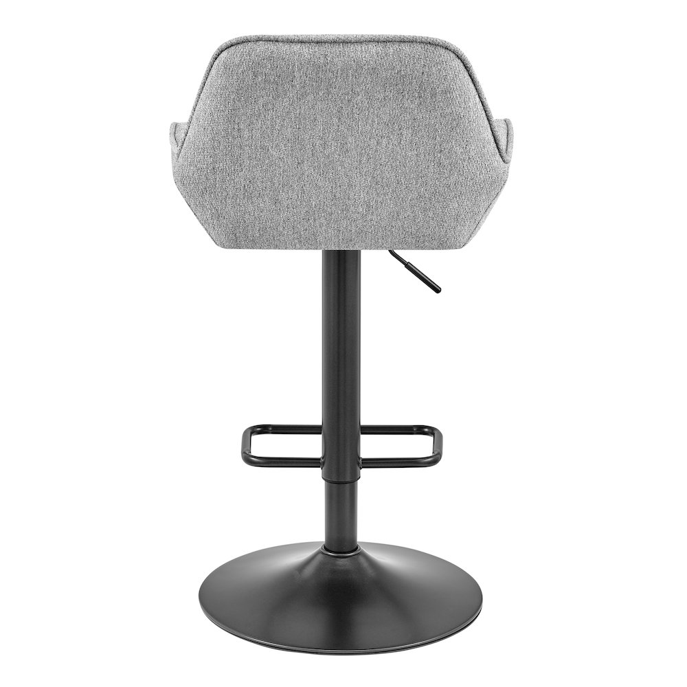 Luther Fabric Gaslift Swivel Bar Stool