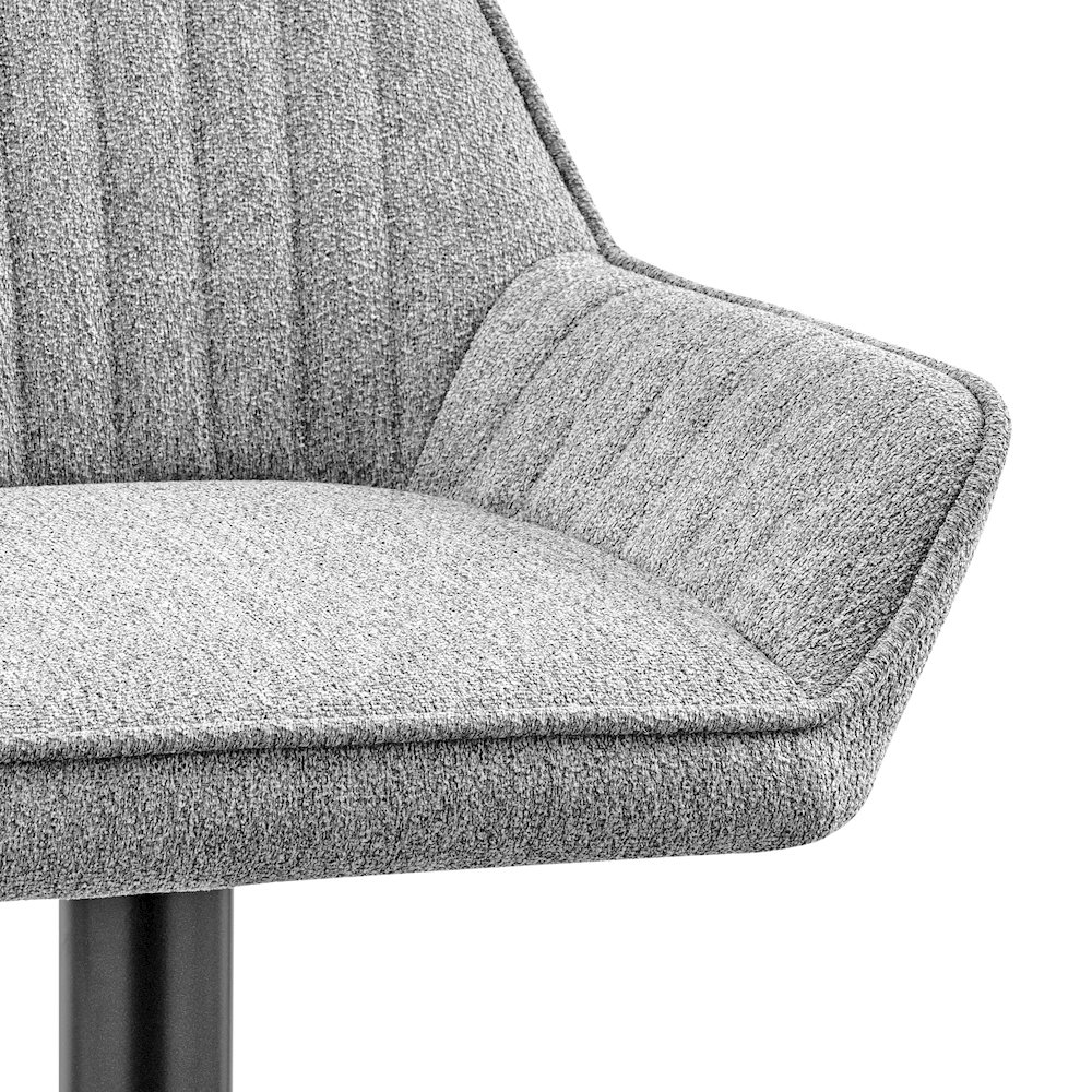 Luther Fabric Gaslift Swivel Bar Stool