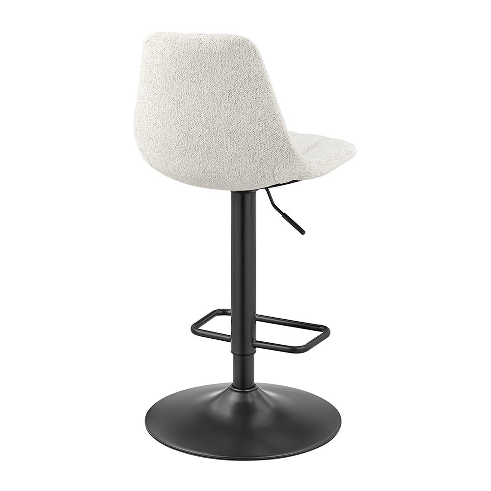 Robert Boucle Gaslift Swivel Bar Stool