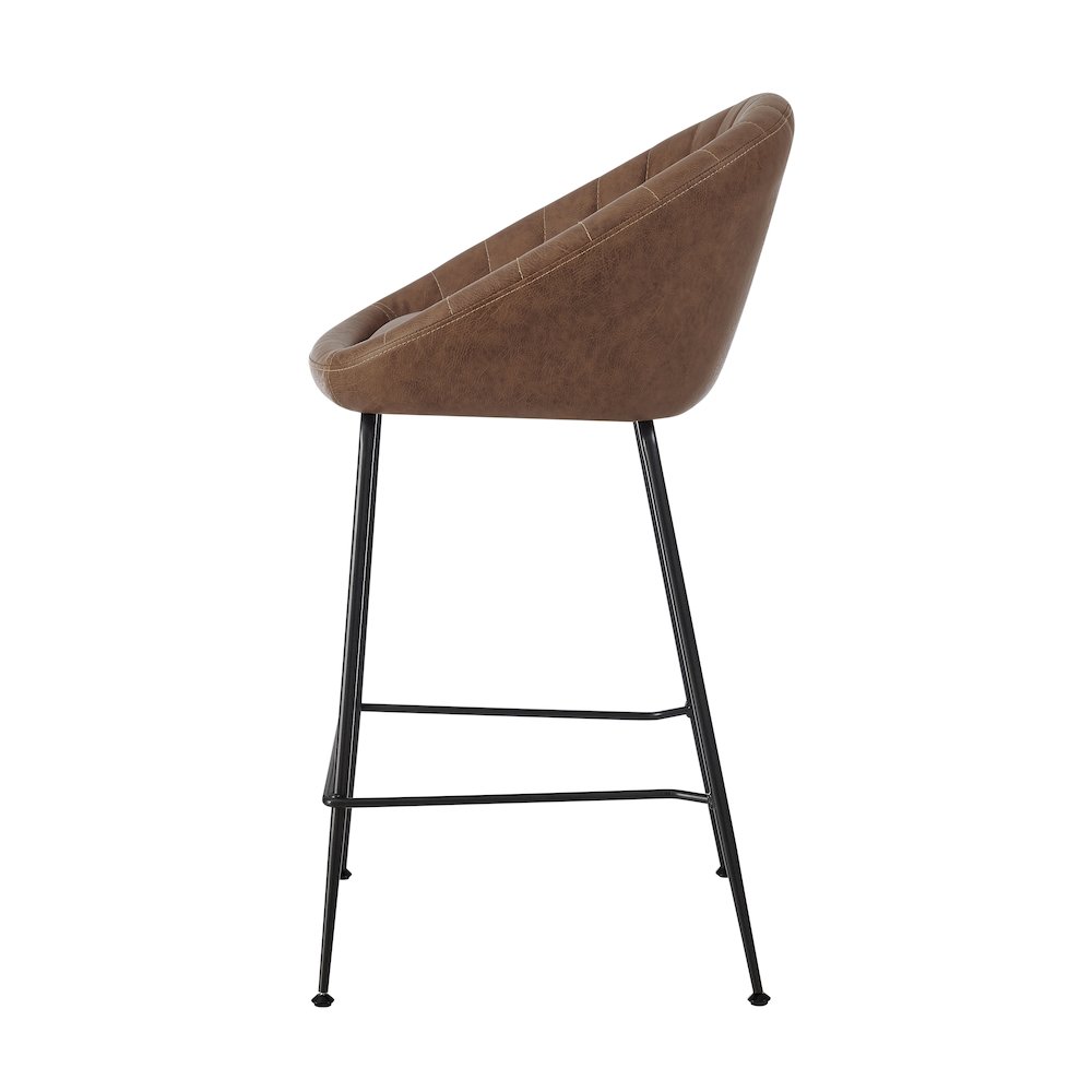 Watson Faux Leather Counter Stool