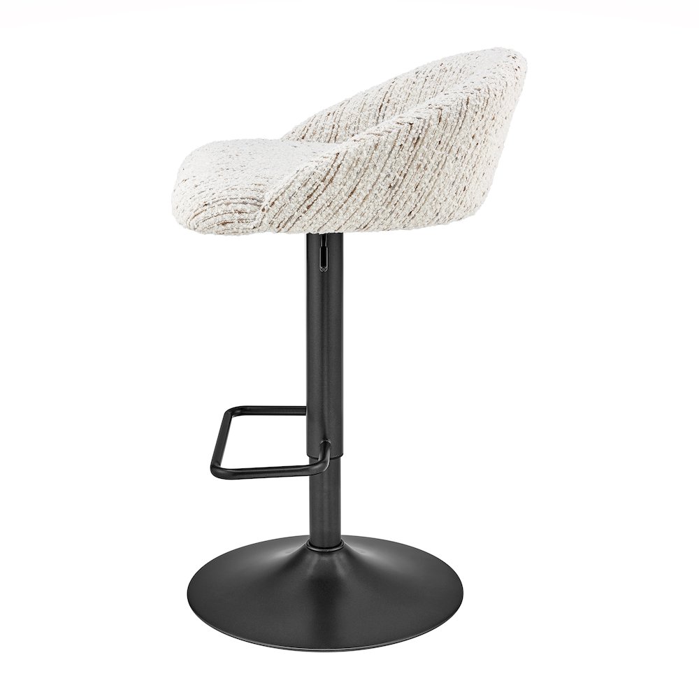 Jorrell Boucle Gaslift Swivel Bar Stool