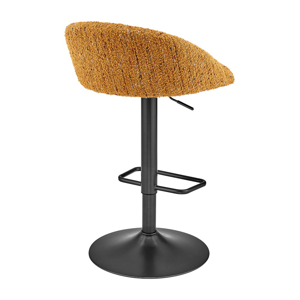 Jorrell Boucle Gaslift Swivel Bar Stool