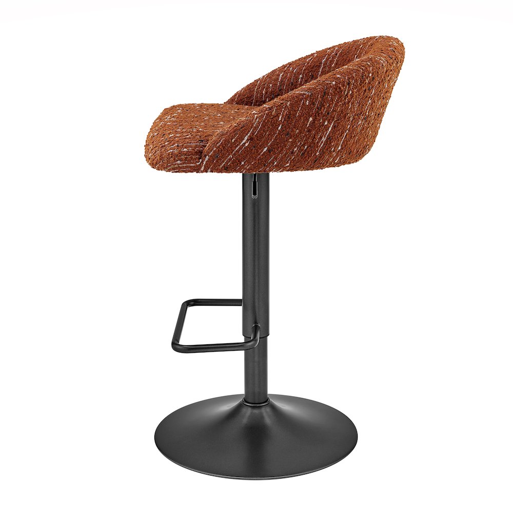 Jorrell Boucle Gaslift Swivel Bar Stool