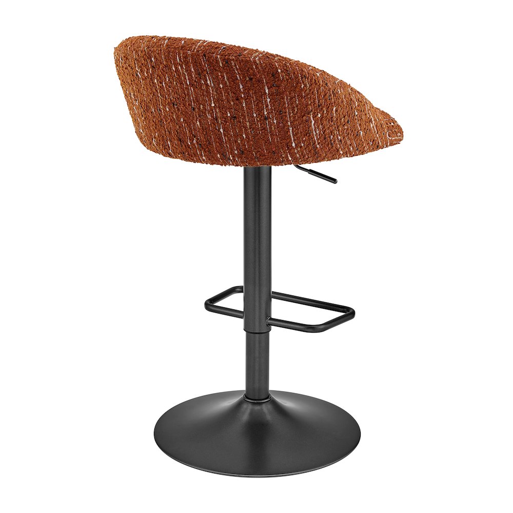 Jorrell Boucle Gaslift Swivel Bar Stool