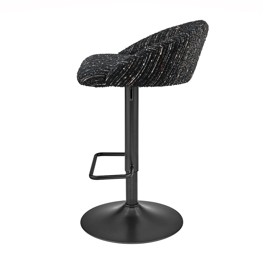 Jorrell Boucle Gaslift Swivel Bar Stool
