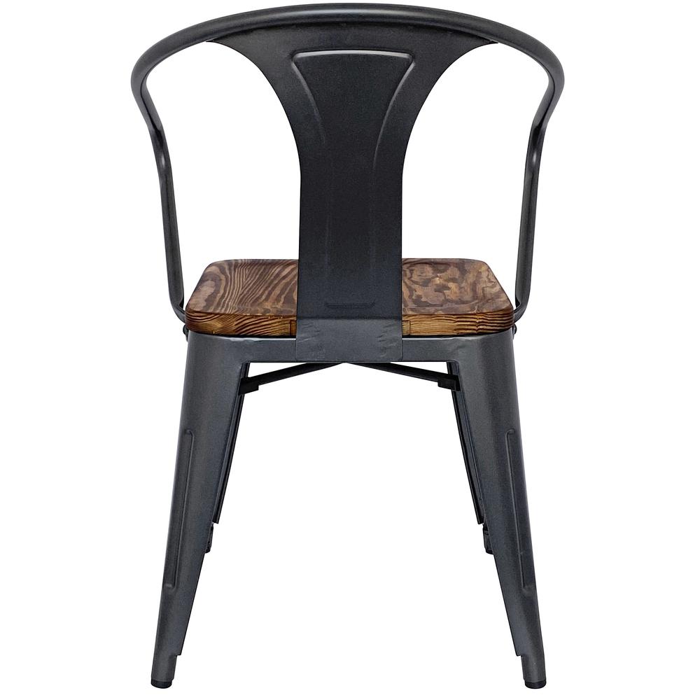Metropolis Metal Arm Chair