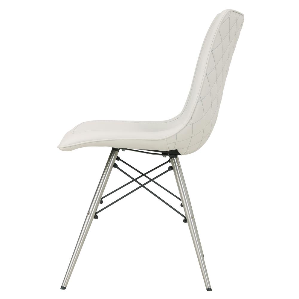 Blaine PU Chair Stainless Steel Legs