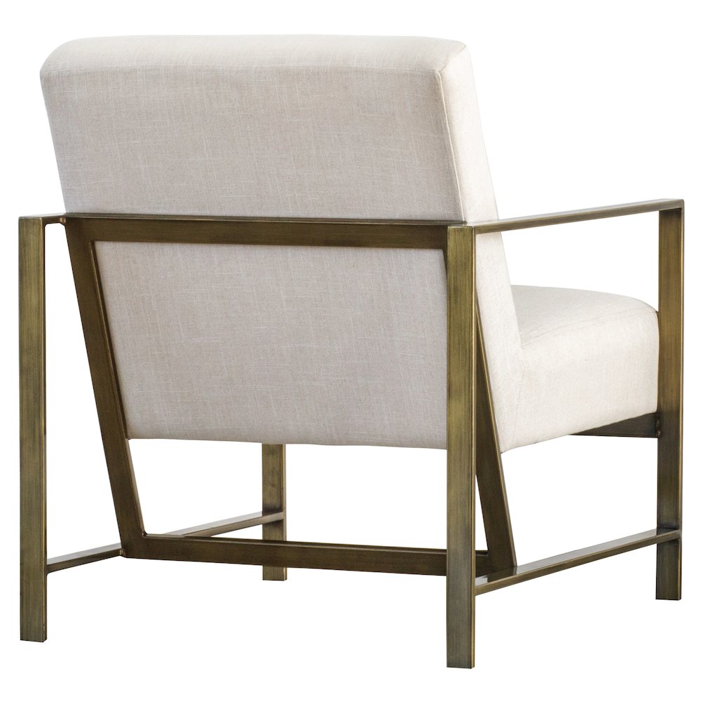 Francis Linen Accent Arm Chair