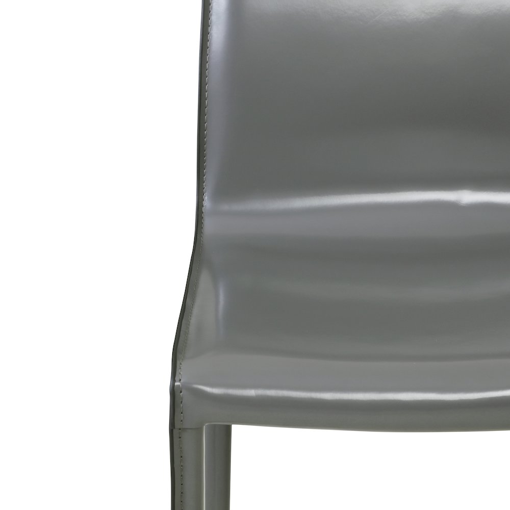 Gervin Recycled Leather Counter Stool