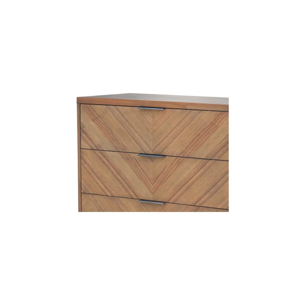 Piero Chevron Chest 3 Drawers