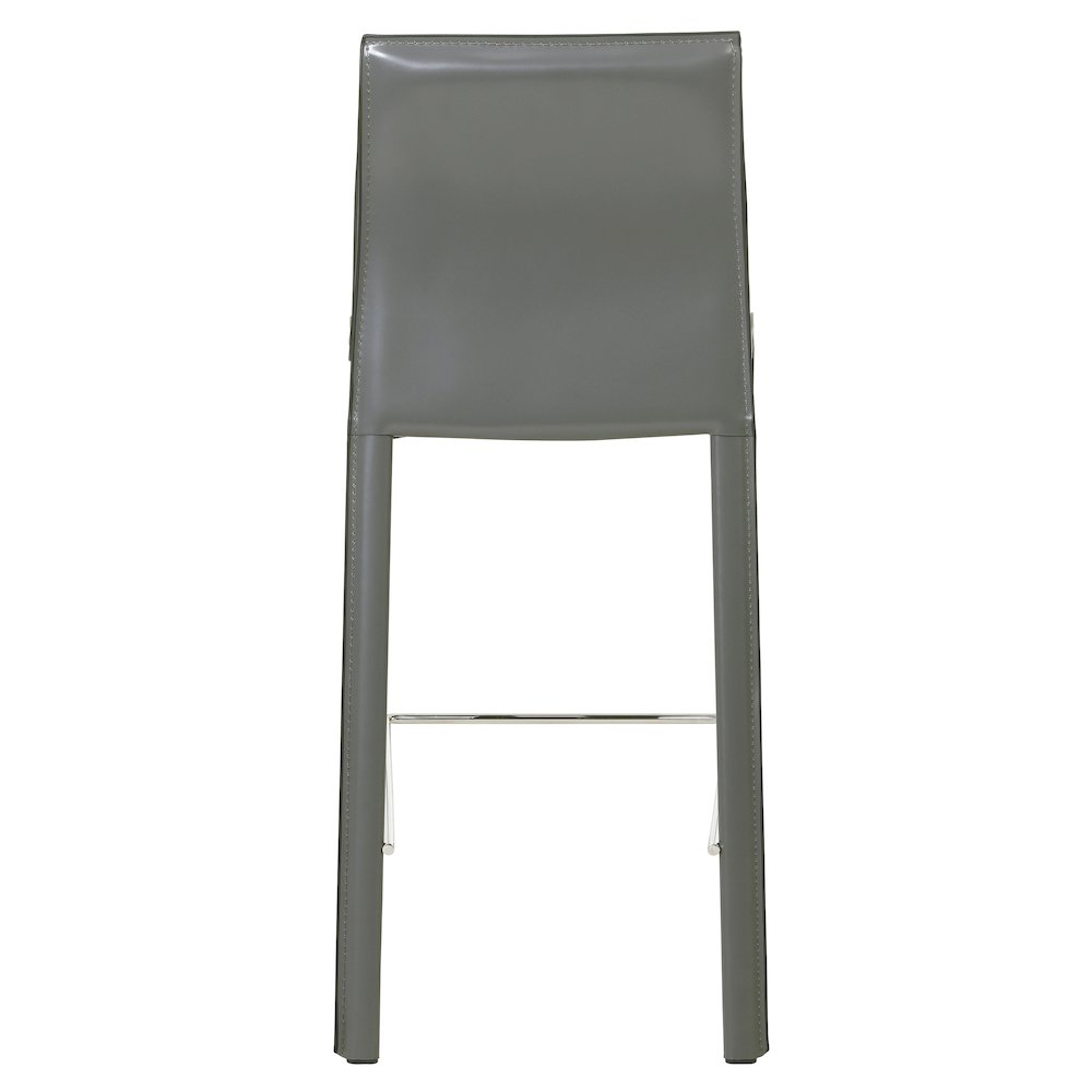 Gervin Recycled Leather Counter Stool