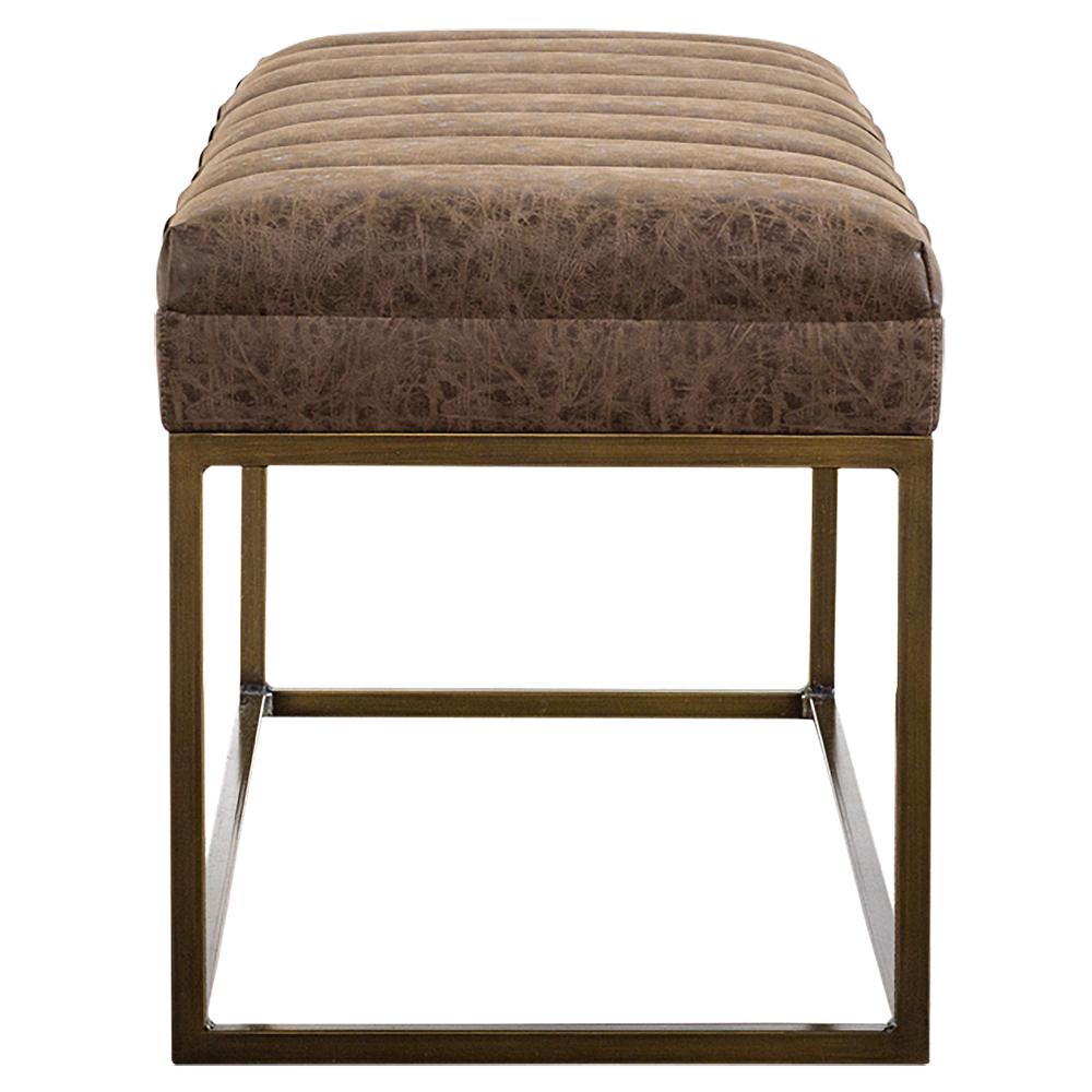 Darius PU Leather Bench