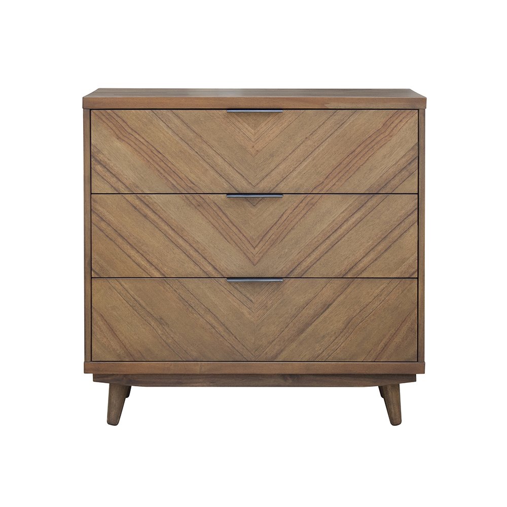 Piero Chevron Chest 3 Drawers