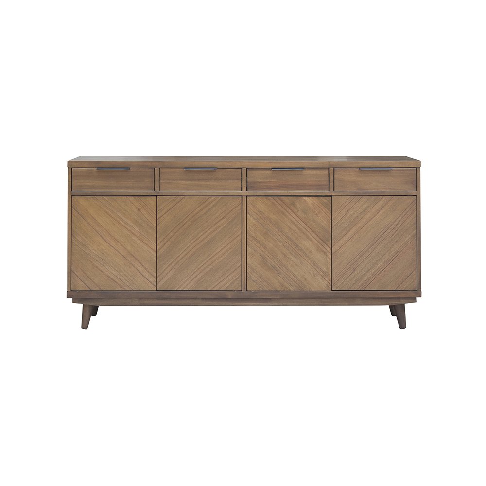 Piero Chevron Buffet 4 Drawers + 4 Doors