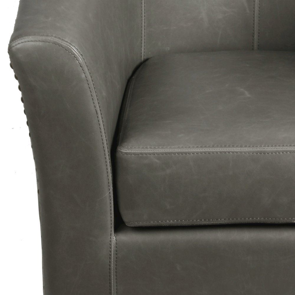 Ernest Bonded Leather Swivel Chair