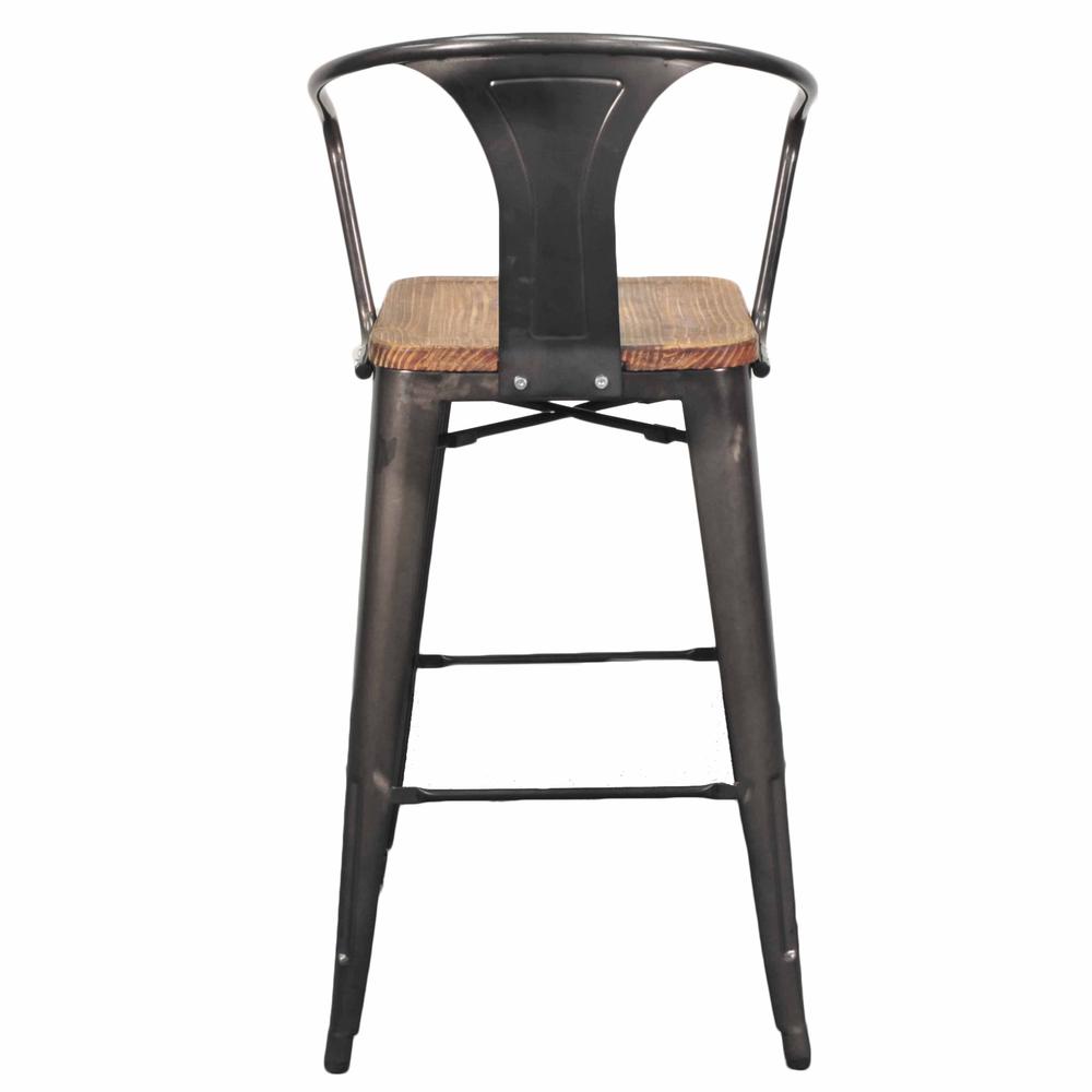 Metropolis Metal Bar Stool