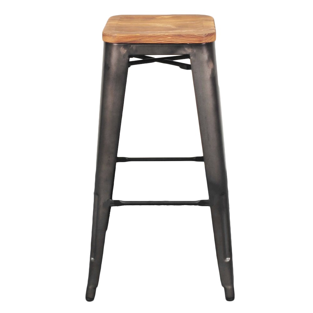 Metropolis Backless Bar Stool