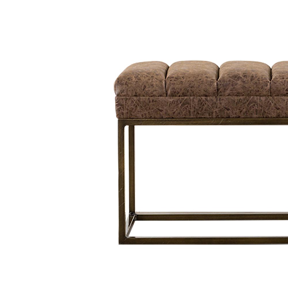 Darius PU Leather Bench