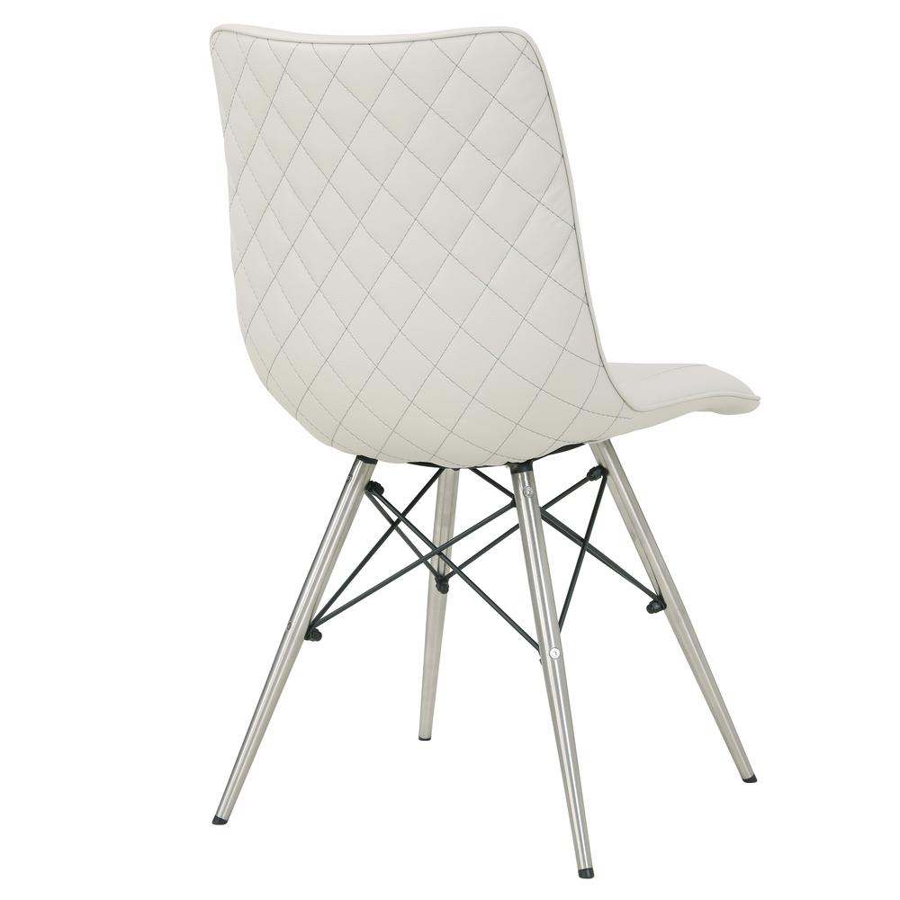 Blaine PU Chair Stainless Steel Legs