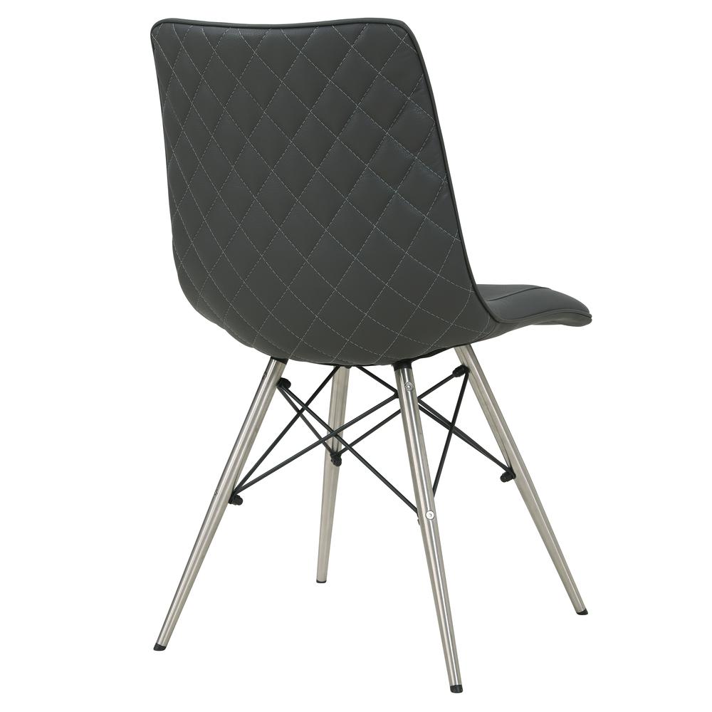 Blaine PU Chair Stainless Steel Legs