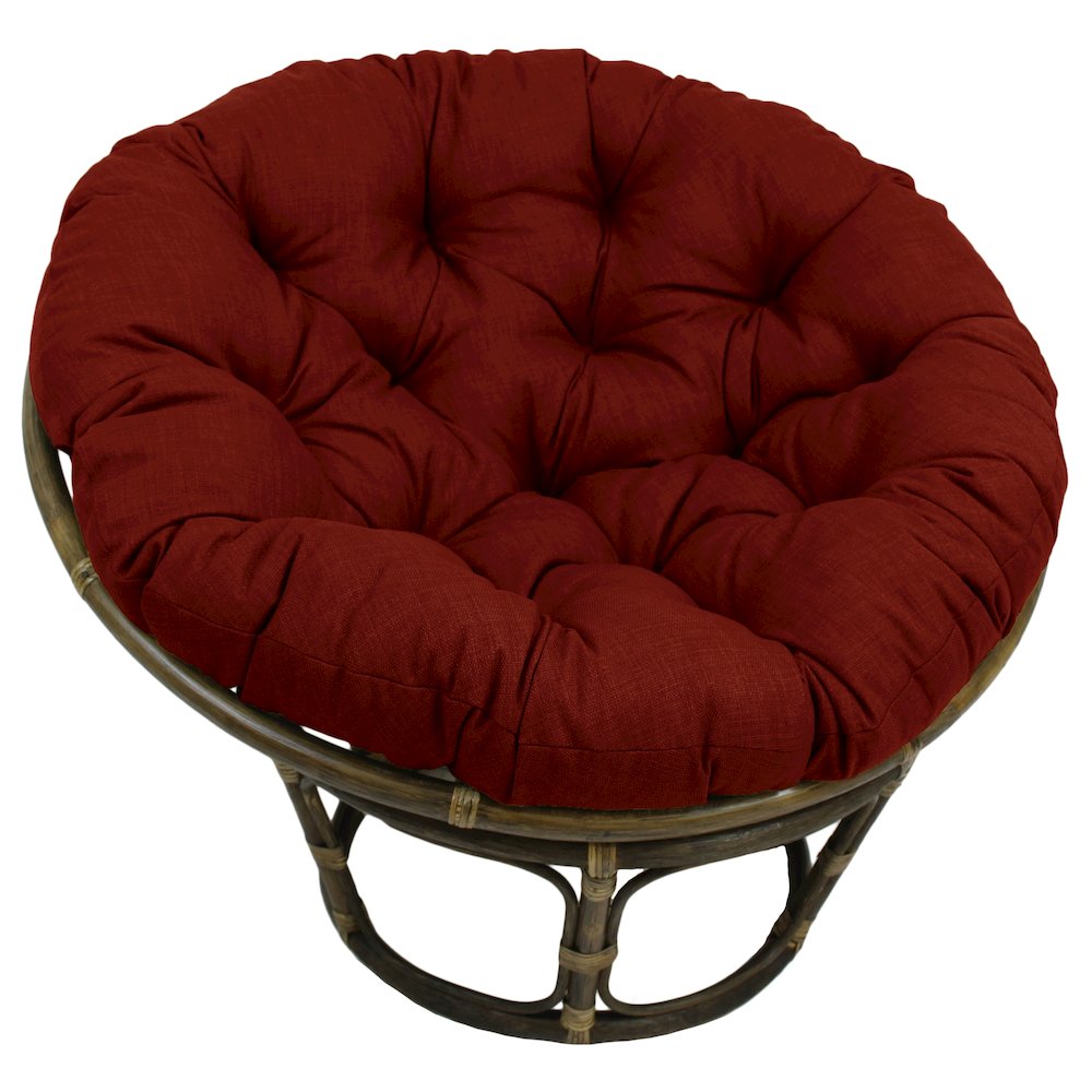 Bali 42-inch Outdoor Spun Poly Fabric Rattan Papasan Chair