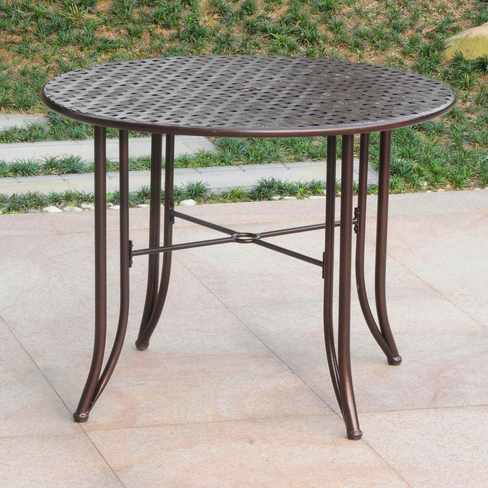 Mandalay Iron Outdoor 39″ Dining Table