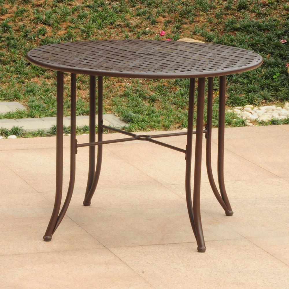 Mandalay Iron Outdoor 39″ Dining Table
