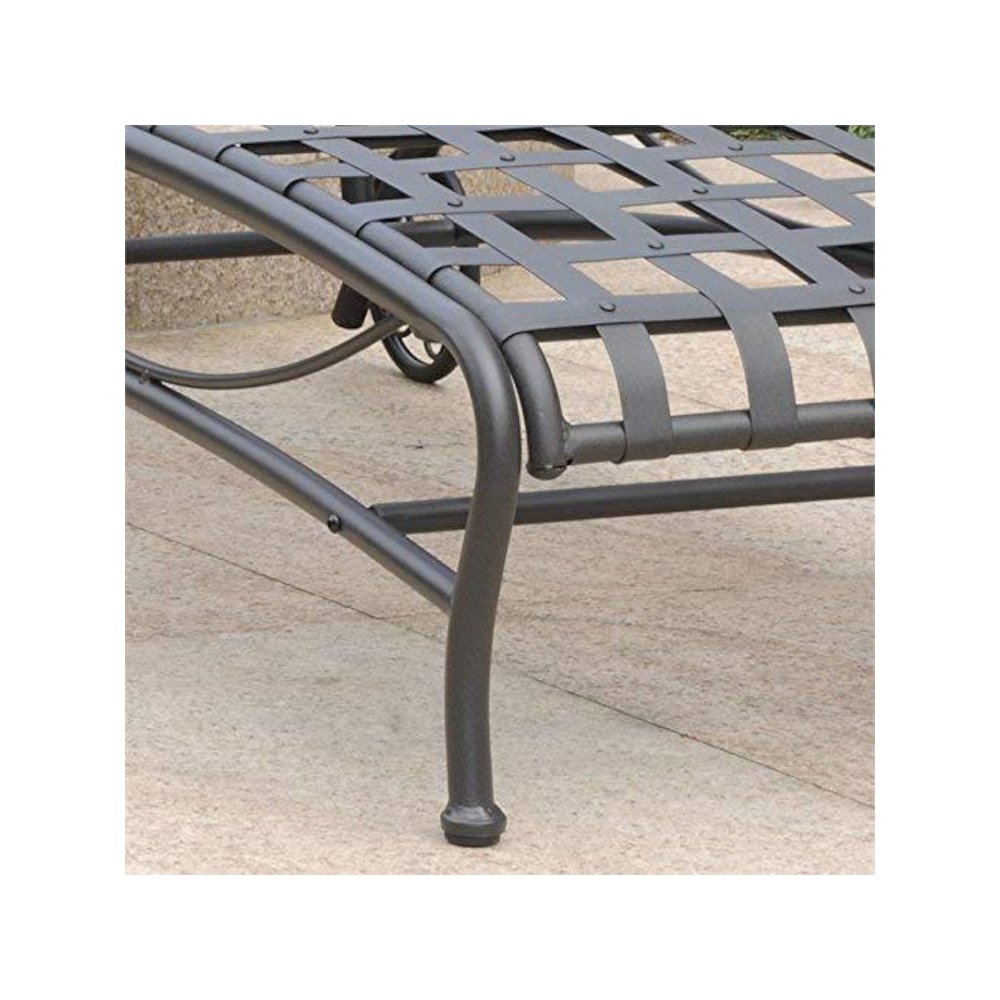 Santa Fe Nailhead Single Multi Position Chaise Lounge