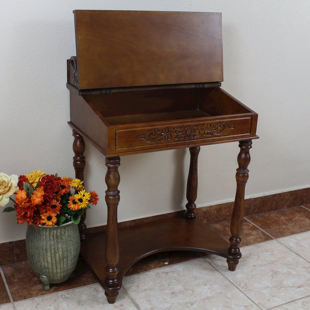 Small Carve Writing Desk