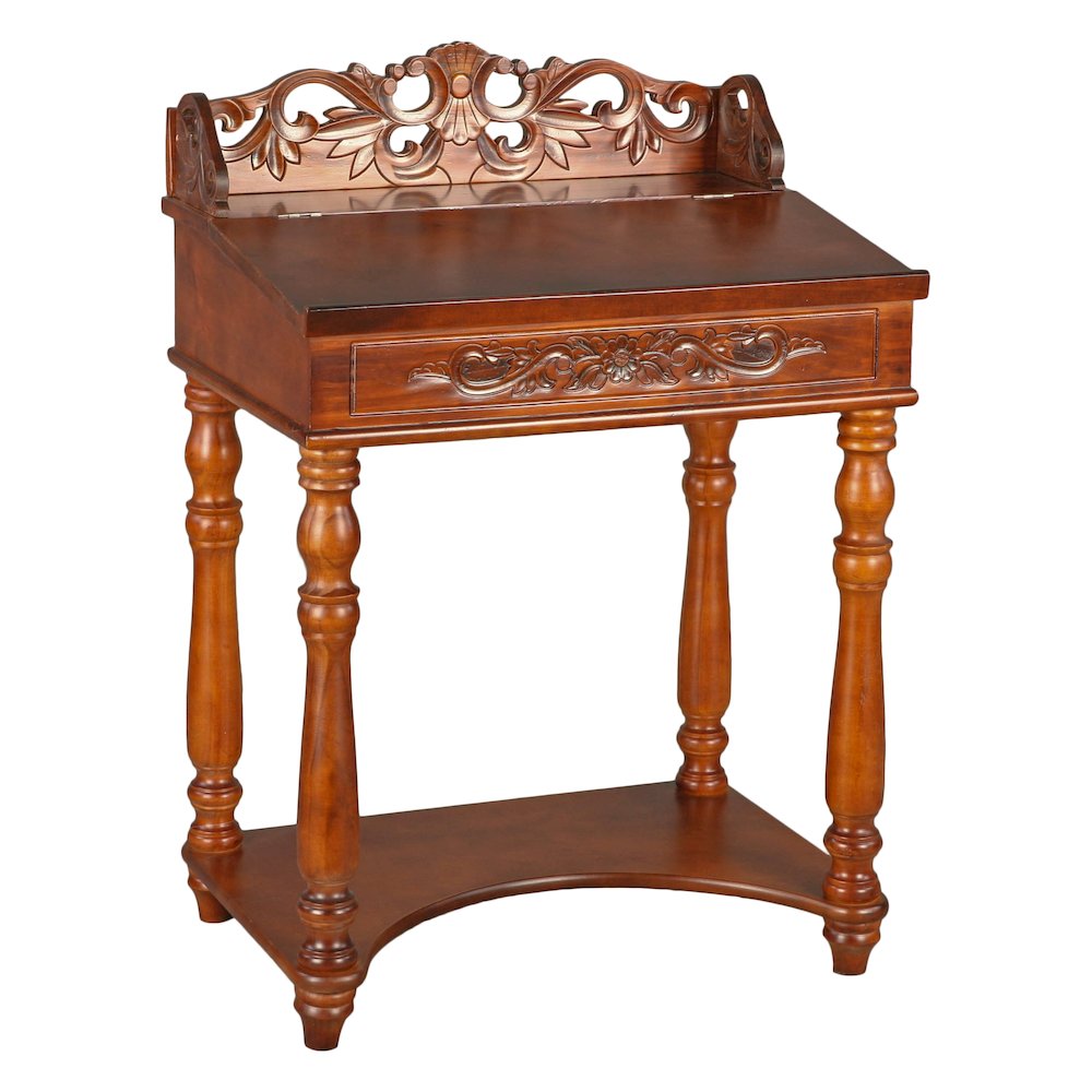 Small Carve Writing Desk