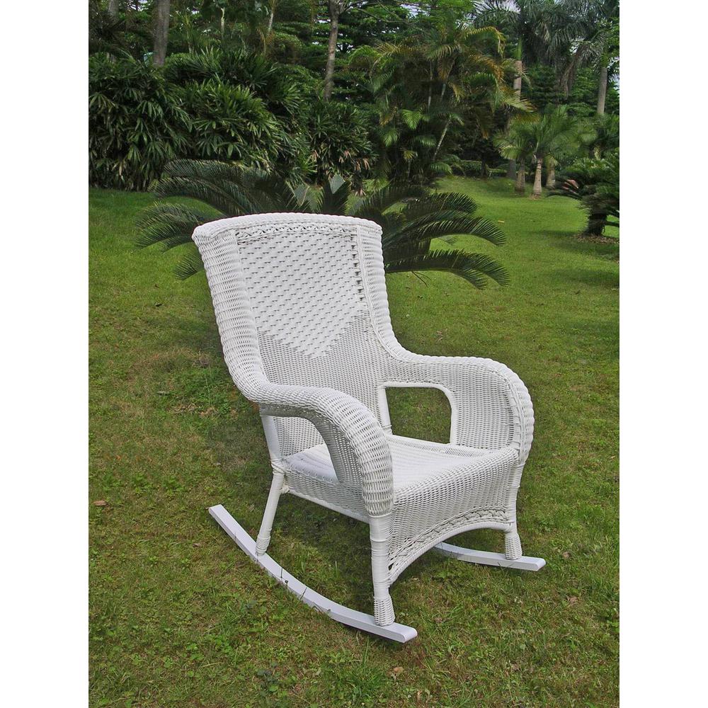 San Tropez Resin Wicker Aluminum Rocker