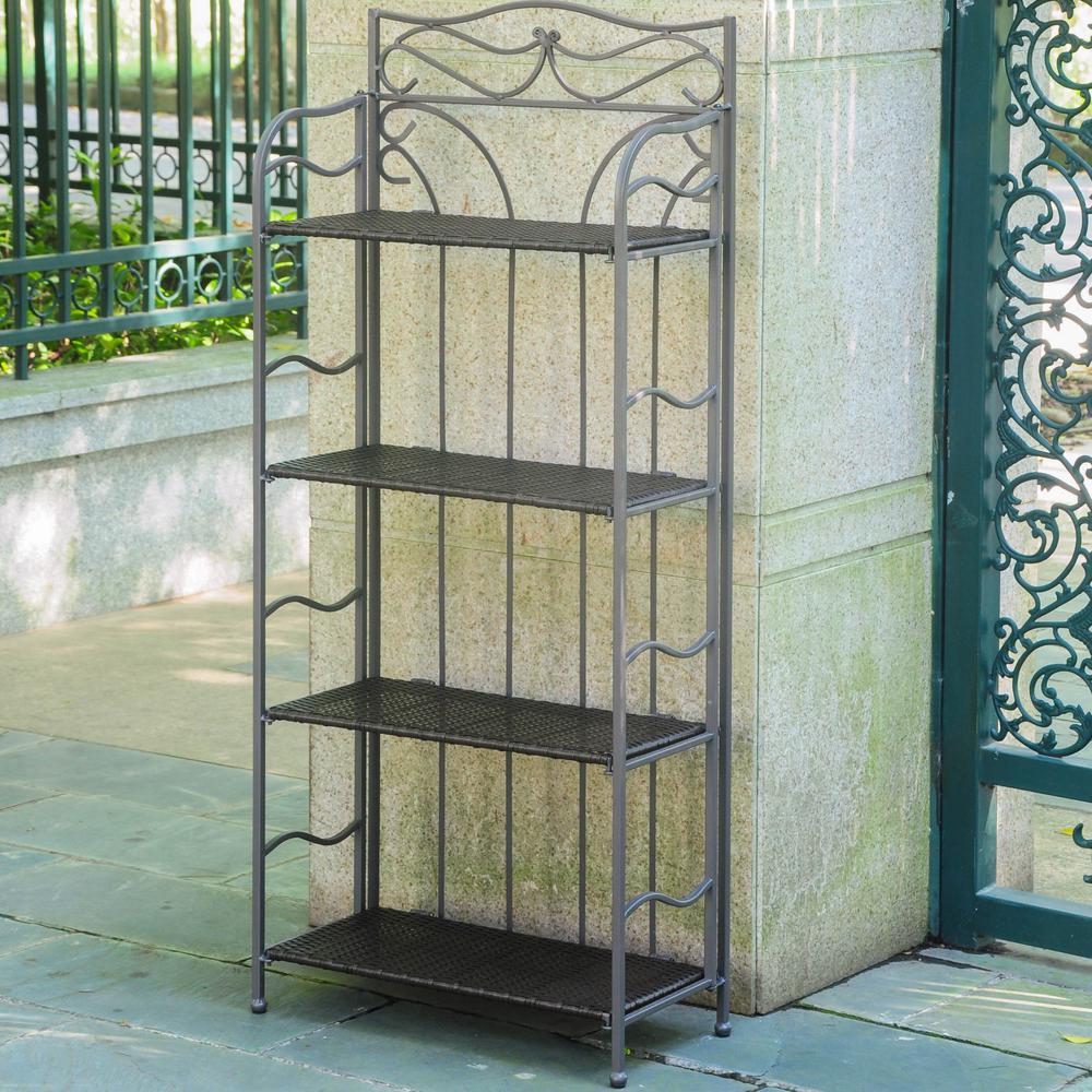 Valencia 4-Tier 24″ Wide Plant Stand