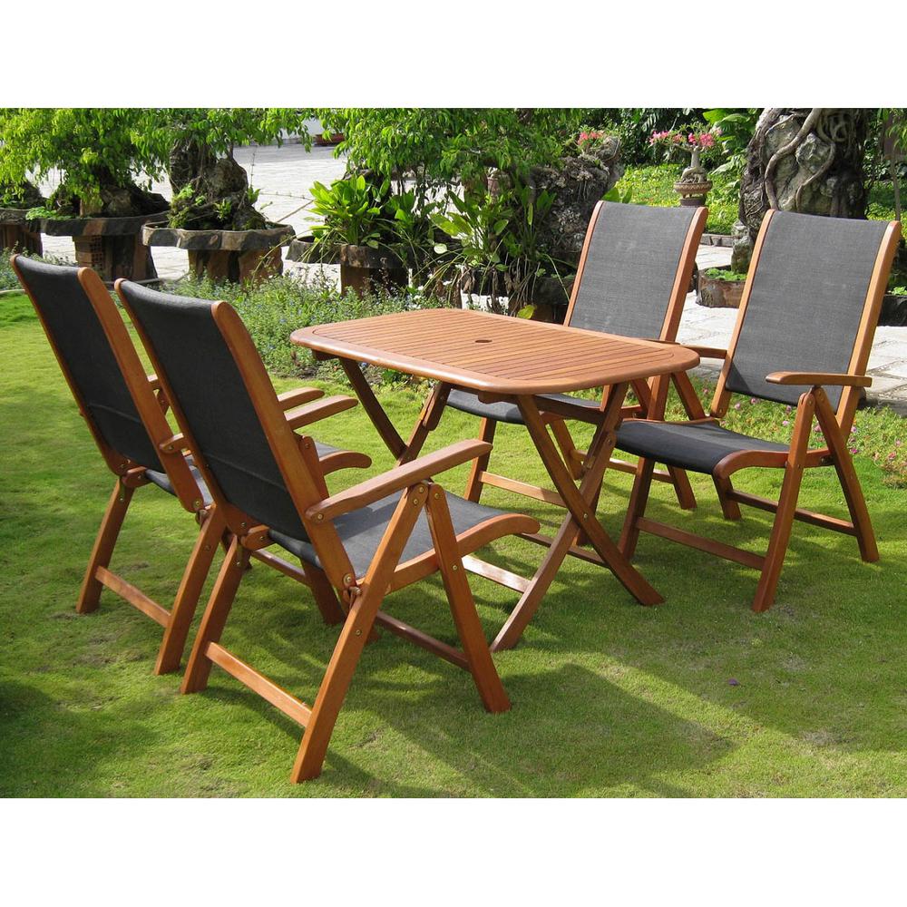 Tordera Royal Tahiti Set of Five Dining Group