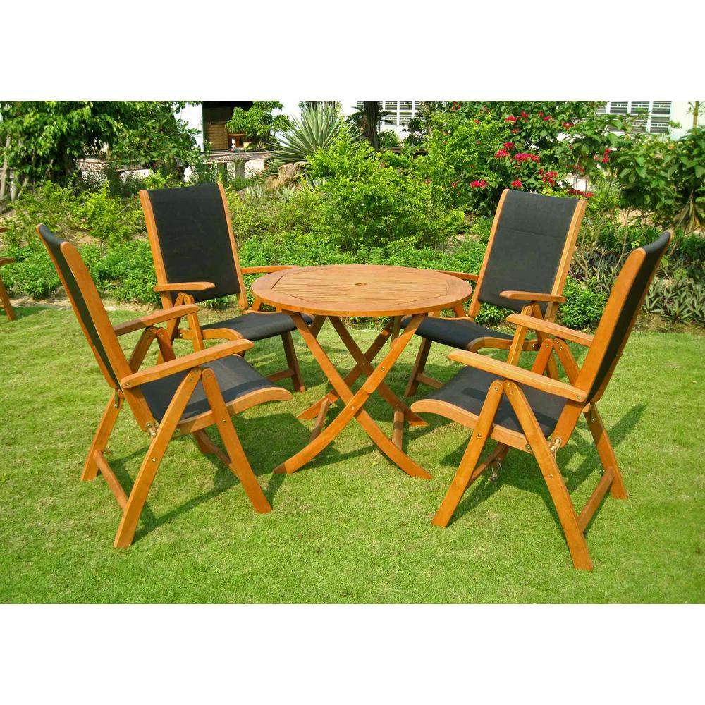 Caceres Royl Tahiti 5-Piece Patio Set