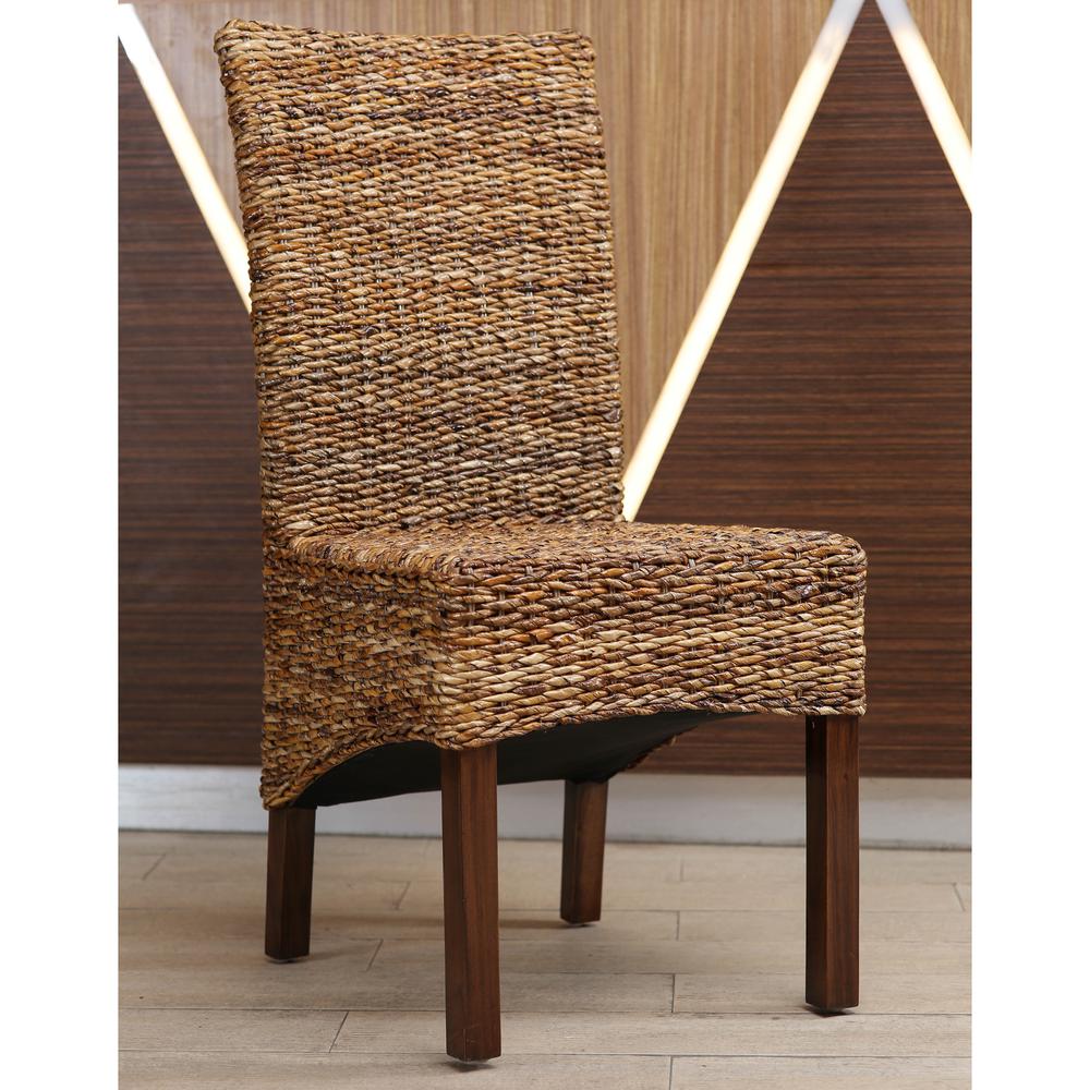 Gaby Woven Banana Dining Chair (Set of 2)
