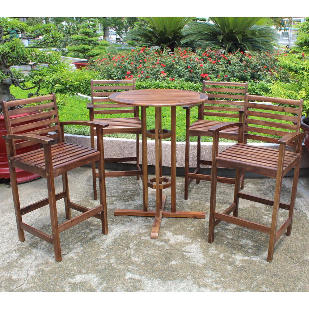 Highland Bar Height Set of Five Dining Set